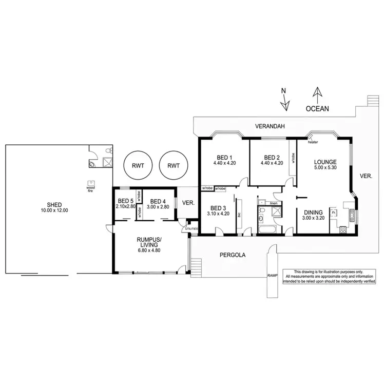 Floorplan of Homely house listing, 982 Eight Mile Creek Road, Eight Mile Creek SA 5291