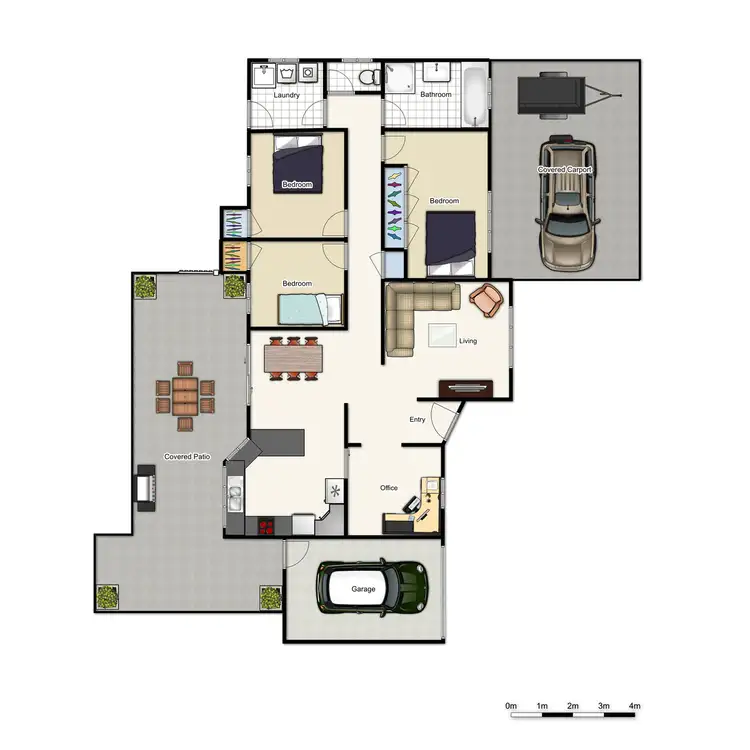 Floorplan of Homely house listing, 42 Sunderland Drive, Banksia Beach QLD 4507