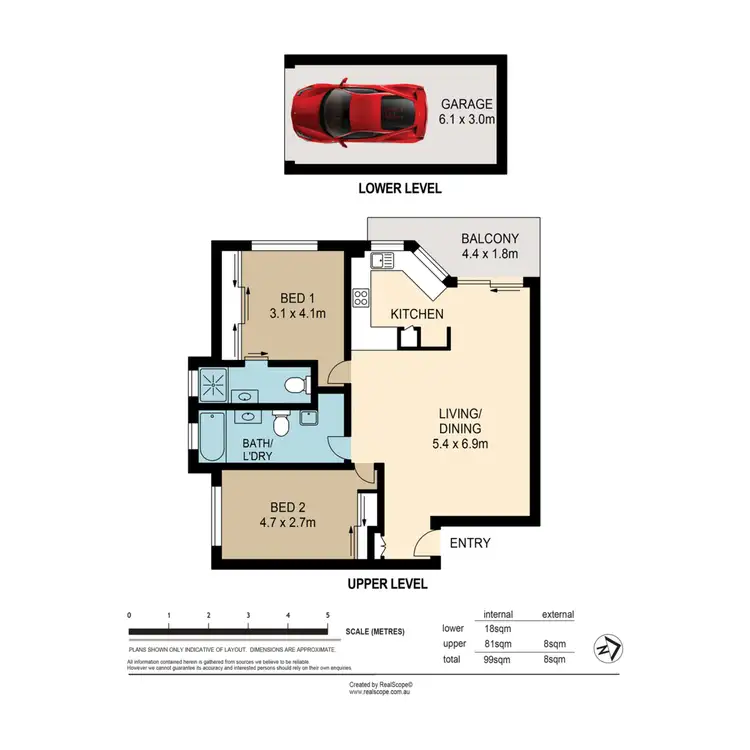 Floorplan of Homely unit listing, 20/26 Carr Street, St Lucia QLD 4067