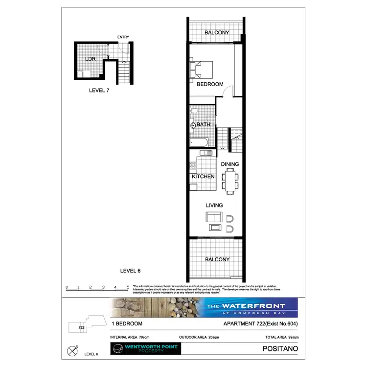Floorplan of Homely apartment listing, 722/25 Bennelong Parkway, Wentworth Point NSW 2127