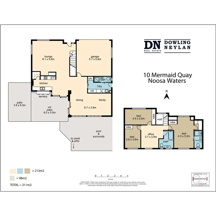 Floorplan of Homely house listing, 10 Mermaid Quay, Noosa Waters QLD 4566