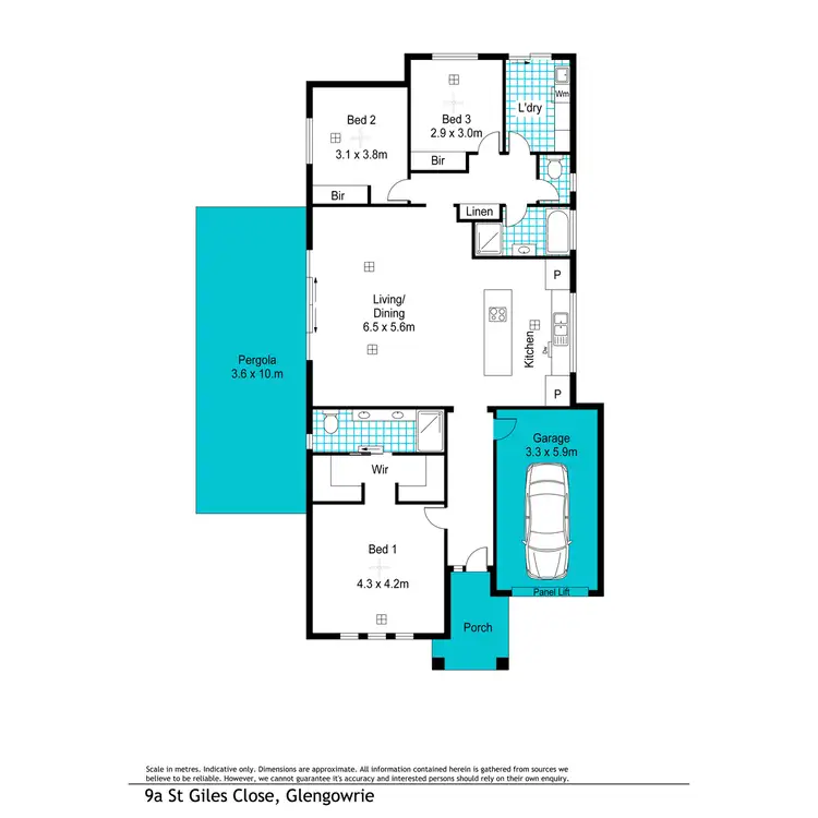Floorplan of Homely house listing, 9a St Giles Close, Glengowrie SA 5044