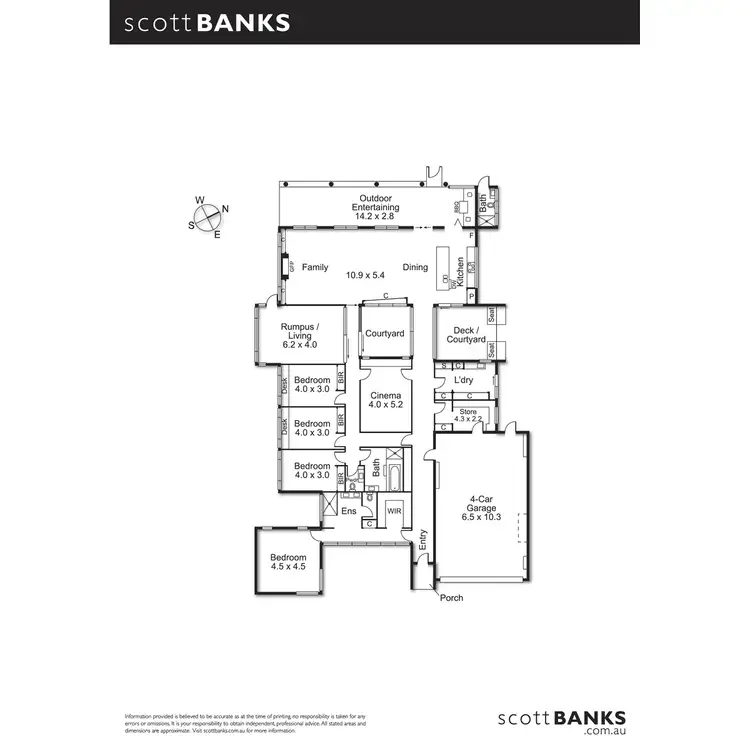 Floorplan of Homely house listing, 10 Sherwood Court, Wonthaggi VIC 3995