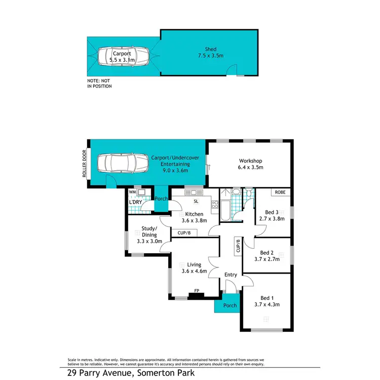 Floorplan of Homely house listing, 29 Parry Avenue, Somerton Park SA 5044