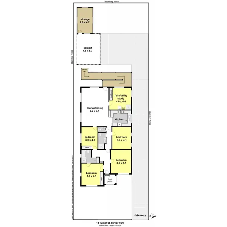 Floorplan of Homely house listing, 14 Turner Street, Turvey Park NSW 2650