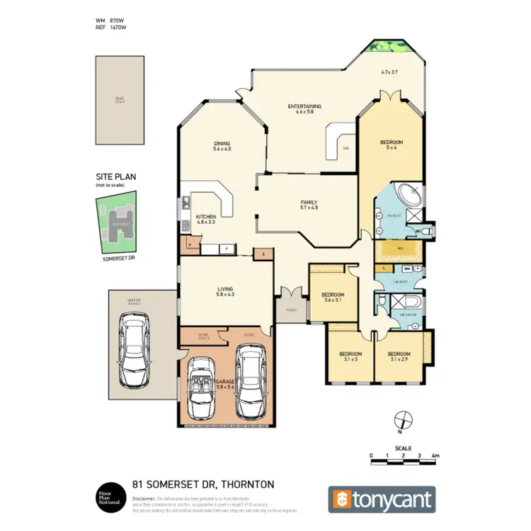 Floorplan of Homely house listing, 81 Somerset Drive, Thornton NSW 2322