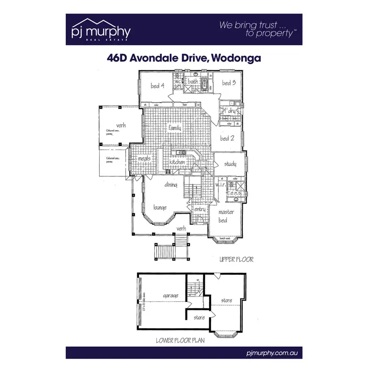 Floorplan of Homely house listing, 46d Avondale Drive, Wodonga VIC 3690