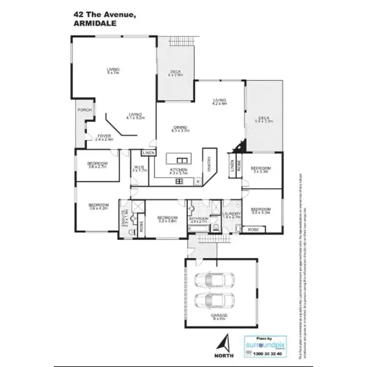 Floorplan of Homely house listing, 42 The Avenue, Armidale NSW 2350