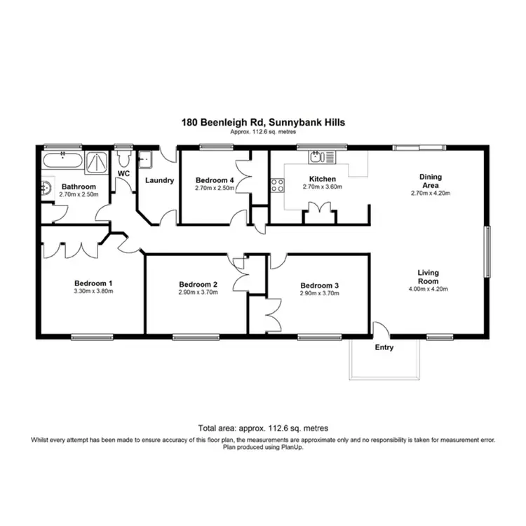 Floorplan of Homely house listing, 180 Beenleigh Road, Sunnybank QLD 4109