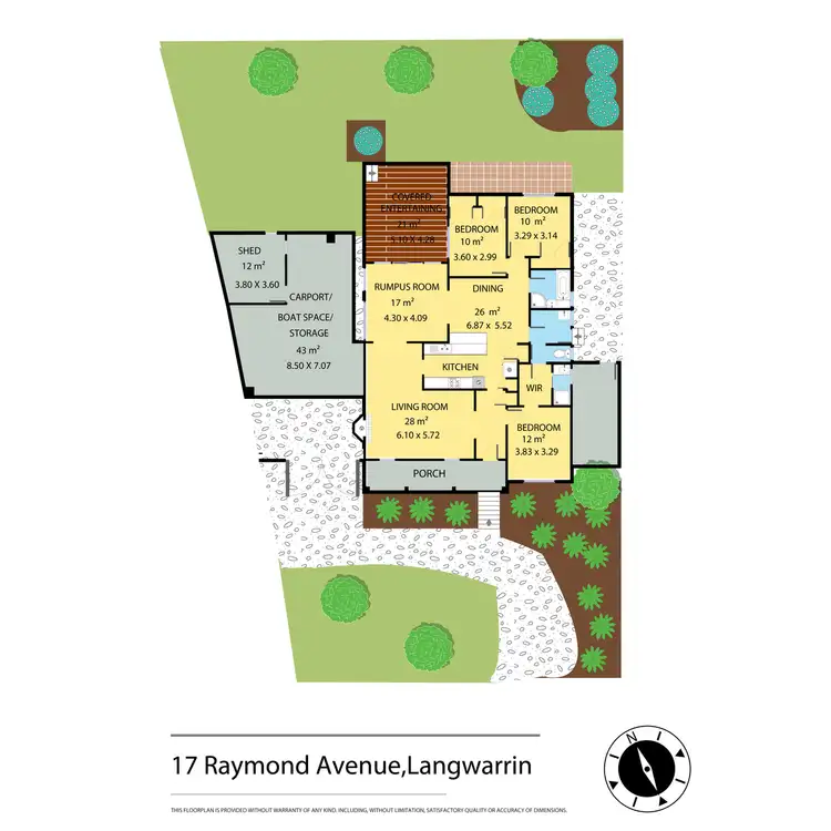 Floorplan of Homely house listing, 17 Raymond Avenue, Langwarrin VIC 3910