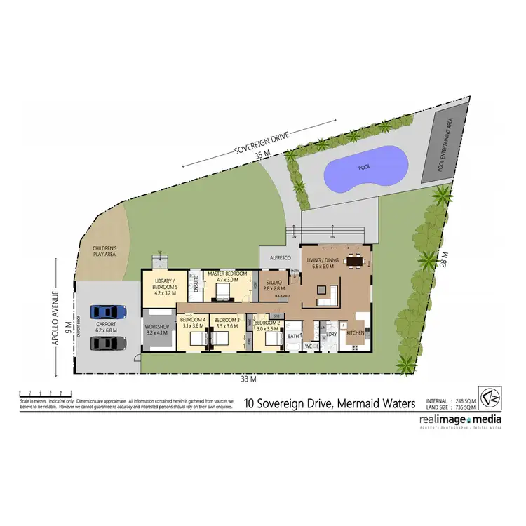 Floorplan of Homely house listing, 10 Sovereign Drive, Mermaid Waters QLD 4218
