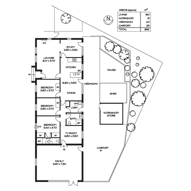 Floorplan of Homely house listing, 55 Alpine Road, Seacombe Heights SA 5047