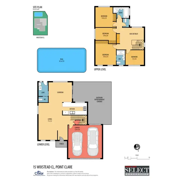 Floorplan of Homely house listing, 15 Wixstead Close, Point Clare NSW 2250