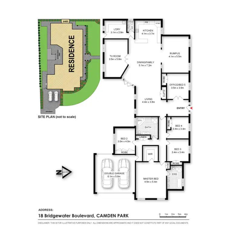 Floorplan of Homely house listing, 36 Bridgewater Boulevard, Camden Park NSW 2570