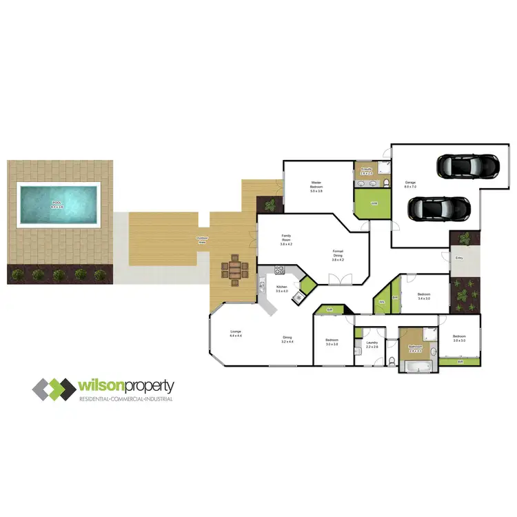 Floorplan of Homely house listing, 9 Galway Court, Traralgon VIC 3844