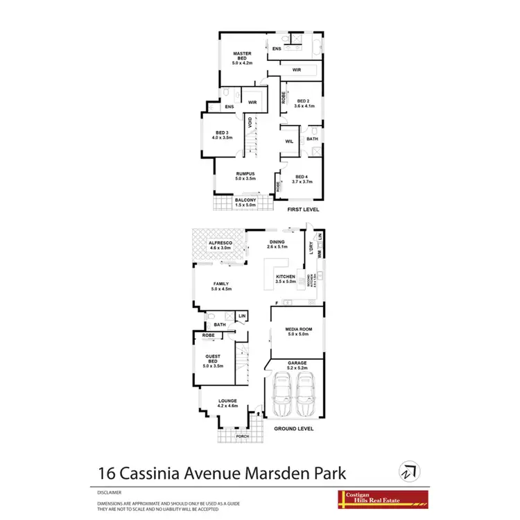Floorplan of Homely house listing, 16 Cassinia Avenue, Marsden Park NSW 2765