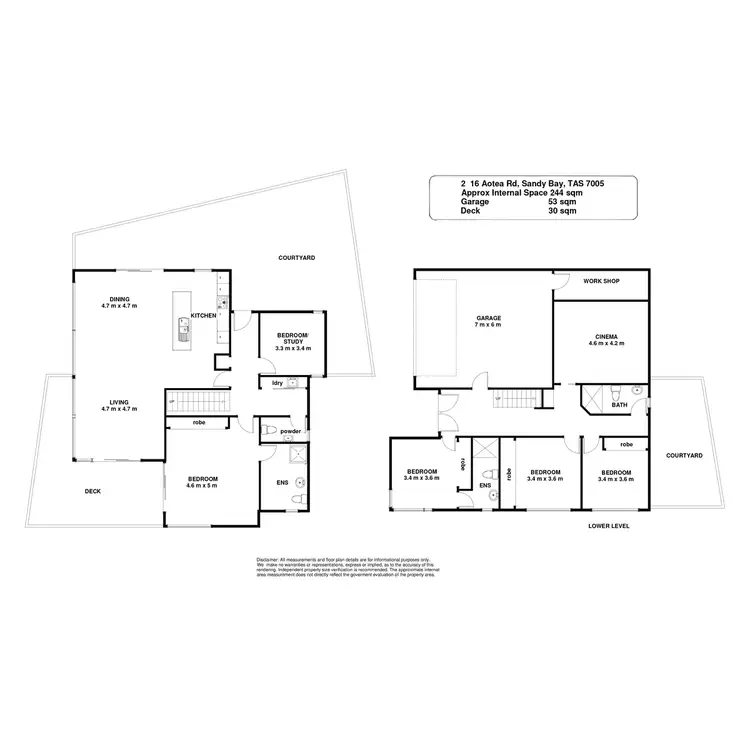 Floorplan of Homely house listing, 2/16 Aotea Road, Sandy Bay TAS 7005