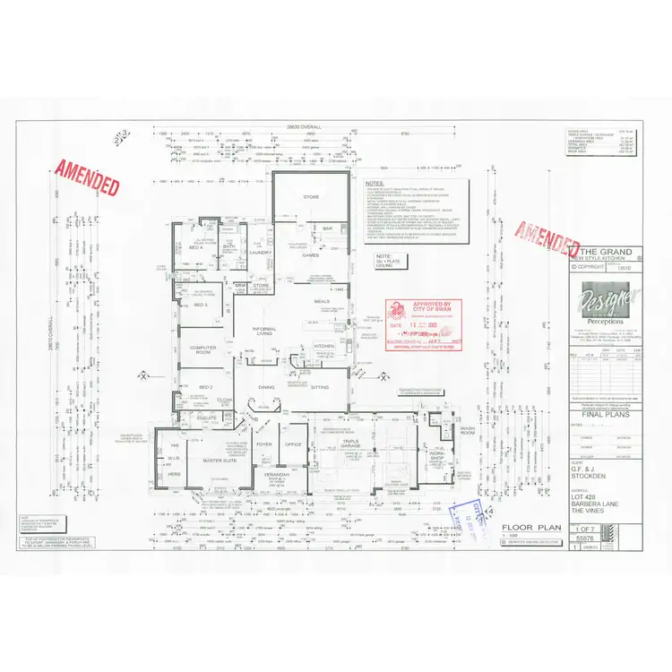 Floorplan of Homely rural property listing, 49 Barbera Lane, The Vines WA 6069