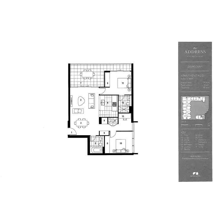 Floorplan of Homely apartment listing, 501/17 Verona Drive, Wentworth Point NSW 2127