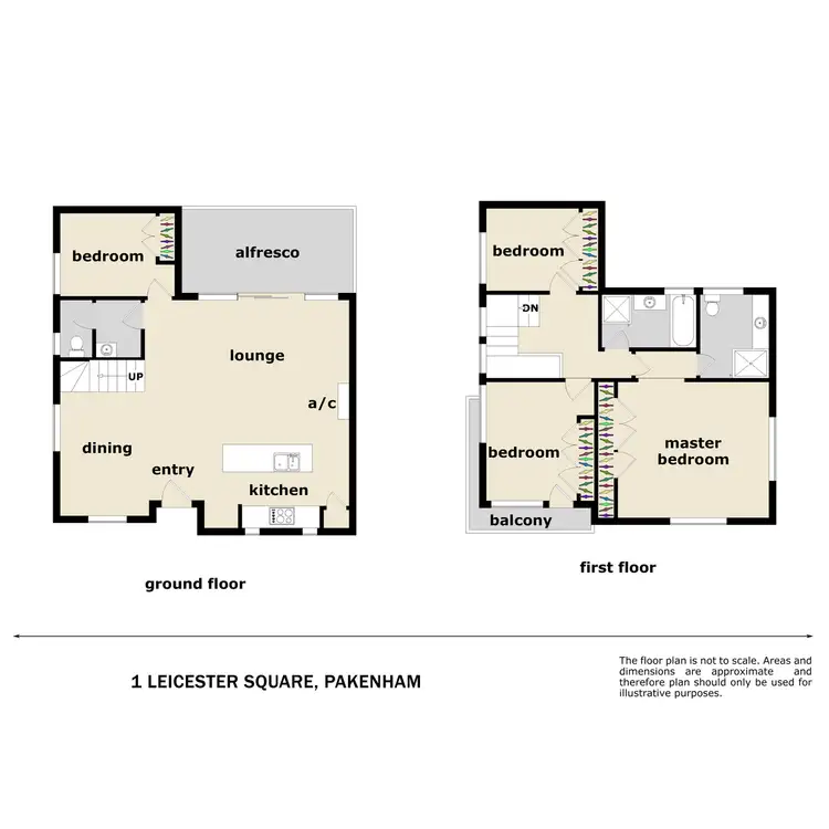 Floorplan of Homely house listing, 1 Leicester Square, Pakenham VIC 3810