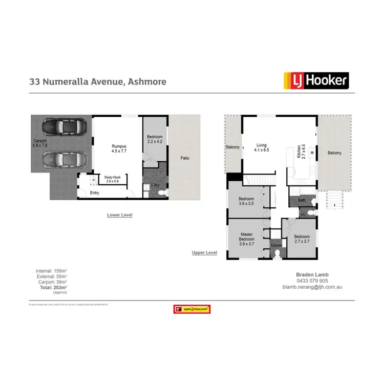 Floorplan of Homely house listing, 33 Numeralla Avenue, Ashmore QLD 4214