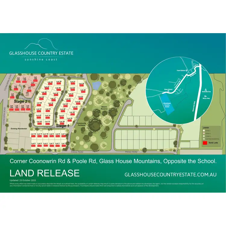 Floorplan of Homely land listing, LOT 112 Rowley Close, Glass House Mountains QLD 4518