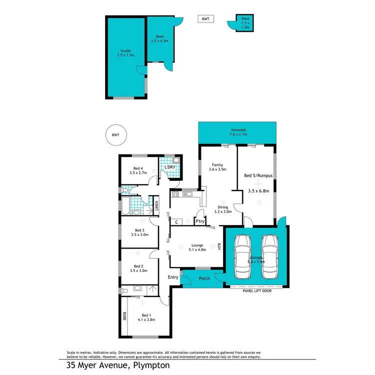 Floorplan of Homely house listing, 35 Myer Avenue, Plympton SA 5038