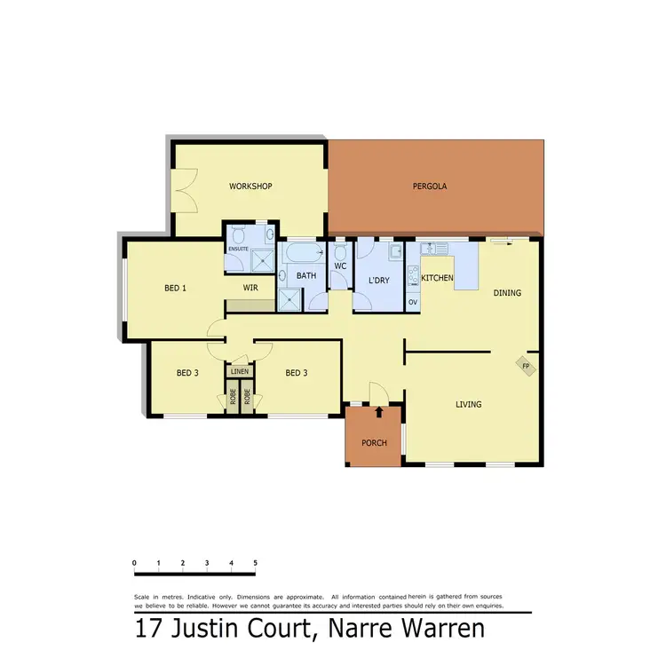 Floorplan of Homely house listing, 17 Justin Court, Narre Warren VIC 3805