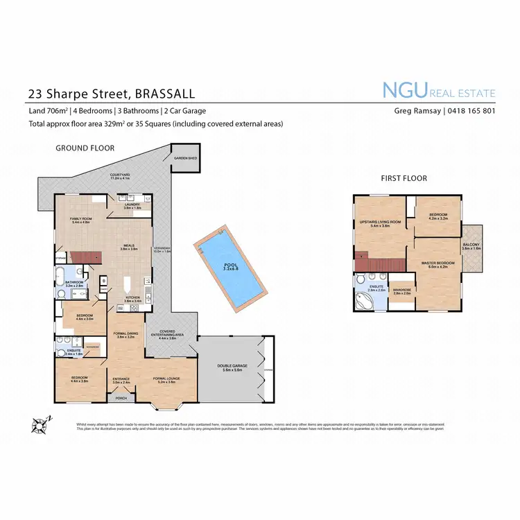 Floorplan of Homely house listing, 23 Sharpe Street, Brassall QLD 4305