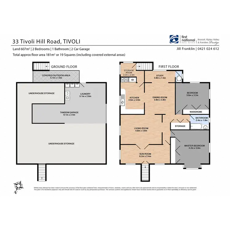 Floorplan of Homely house listing, 33 Tivoli Hill Road, Tivoli QLD 4305