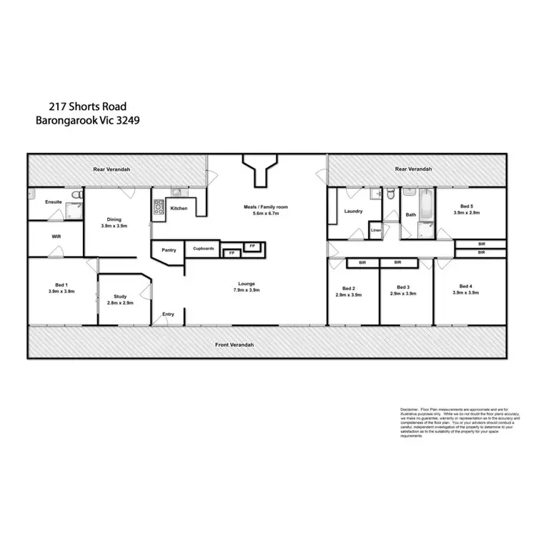 Floorplan of Homely rural property listing, 217 Shorts Road, Barongarook VIC 3249