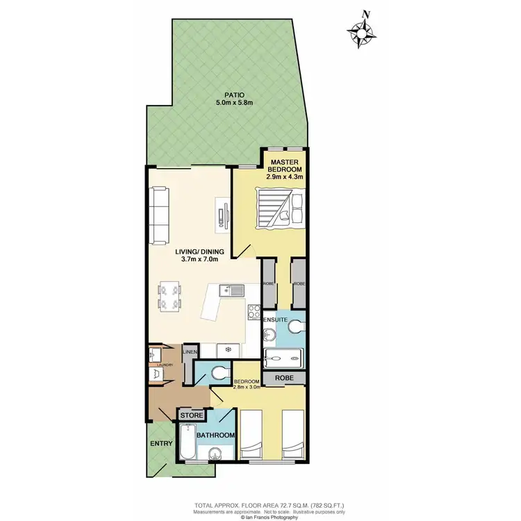 Floorplan of Homely apartment listing, 9/57 Grand Parade, Parrearra QLD 4575