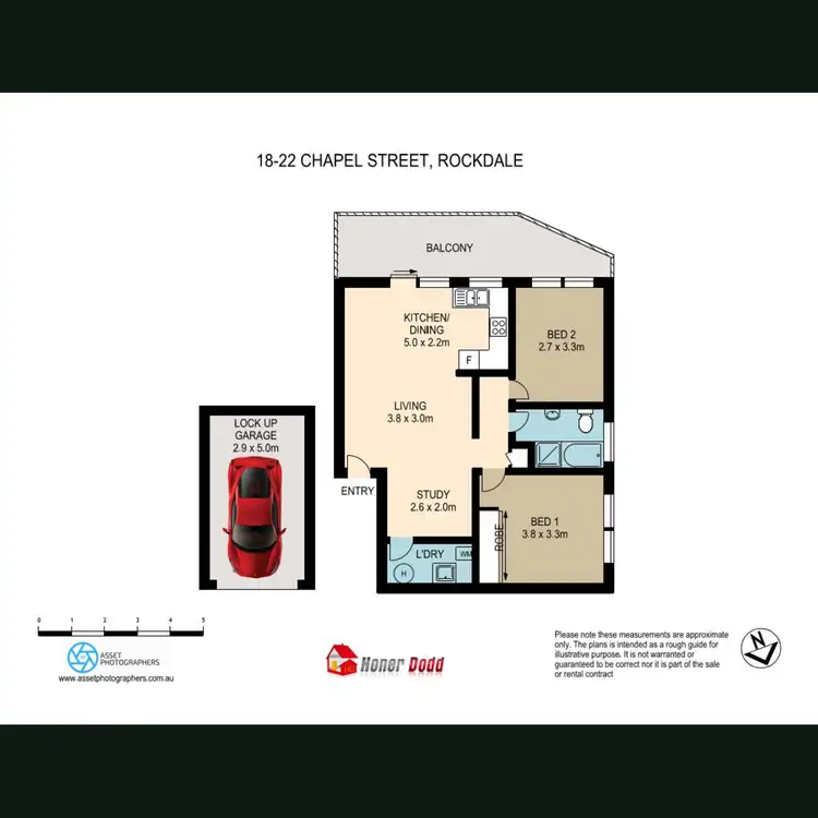 Floorplan of Homely apartment listing, 9/18-22 Chapel Street, Rockdale NSW 2216
