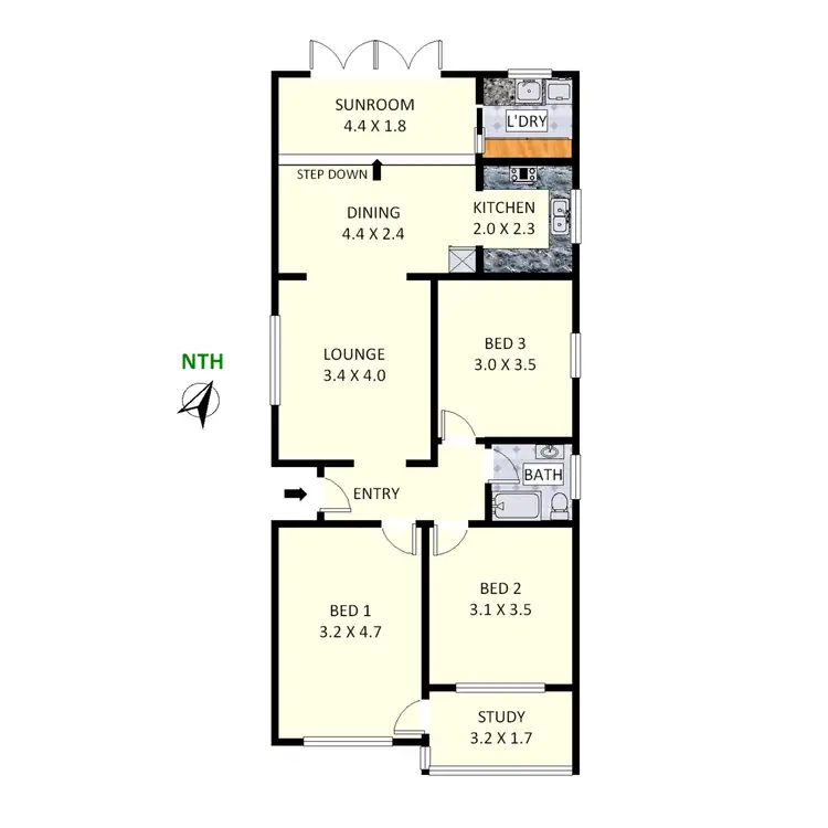 Floorplan of Homely house listing, 53 Omaha Street, Belfield NSW 2191
