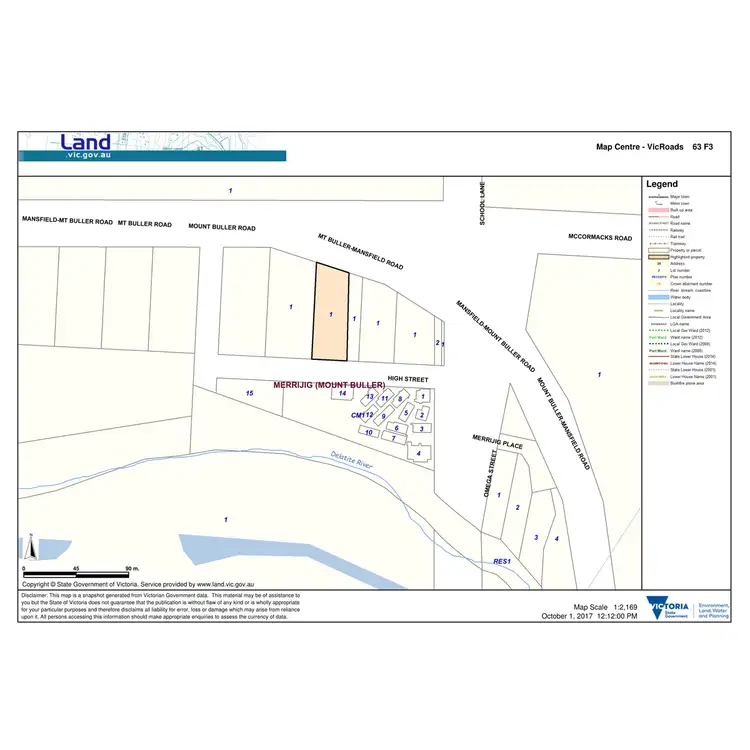 Floorplan of Homely land listing, LOT 1 Mt Buller Road, Merrijig VIC 3723