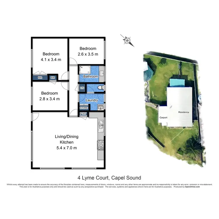 Floorplan of Homely house listing, 4 Lyme Court, Capel Sound VIC 3940