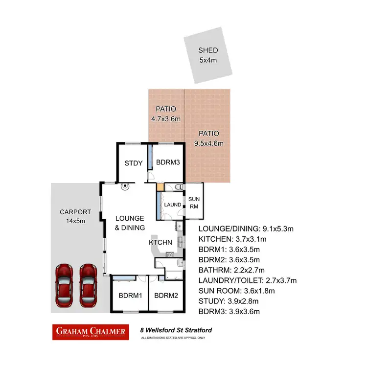 Floorplan of Homely house listing, 8 Wellsford Street, Stratford VIC 3862