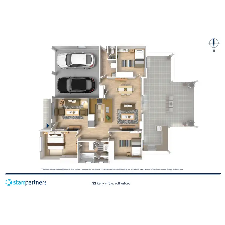 Floorplan of Homely house listing, 32 Kelly Circle, Rutherford NSW 2320