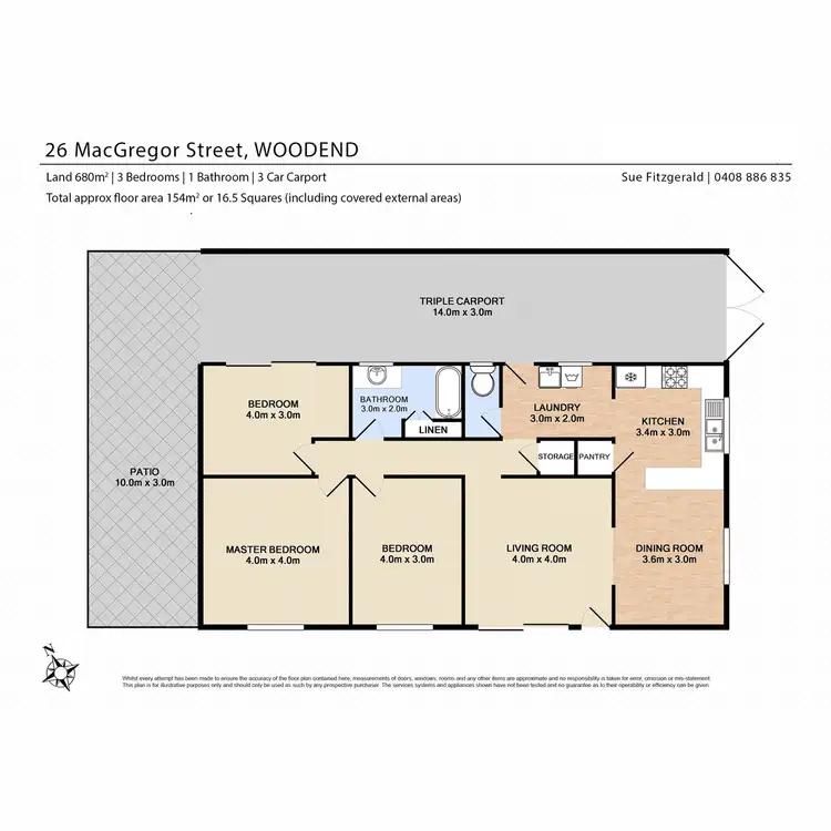 Floorplan of Homely house listing, 59a Moores Pocket Road, Moores Pocket QLD 4305