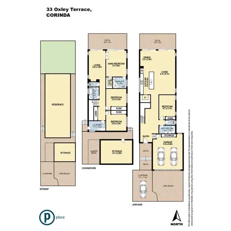 Floorplan of Homely house listing, 33 Oxley Terrace, Corinda QLD 4075