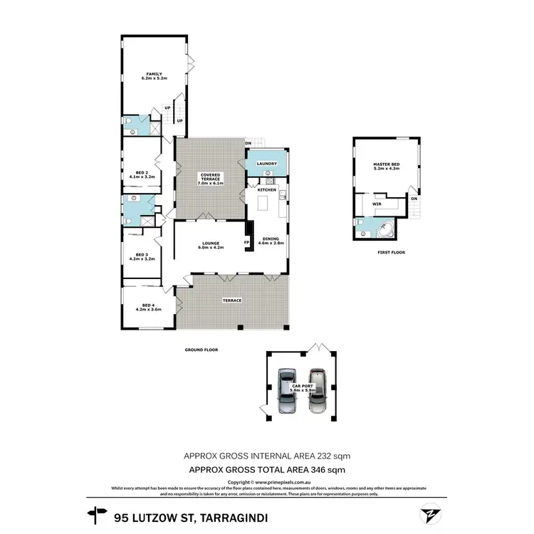 Floorplan of Homely house listing, 95 Lutzow Street, Tarragindi QLD 4121