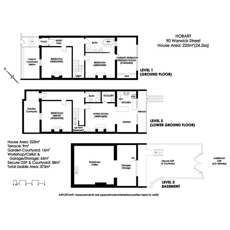 Floorplan of Homely house listing, 90 Warwick Street, Hobart TAS 7000