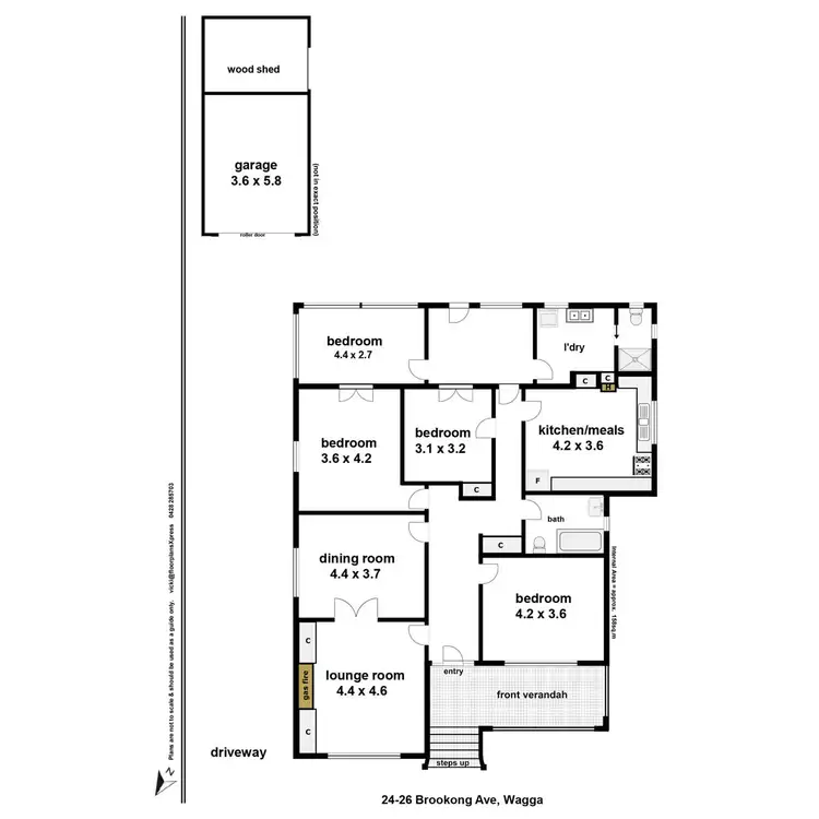 Floorplan of Homely house listing, 24 - 26 Brookong Avenue, Wagga Wagga NSW 2650