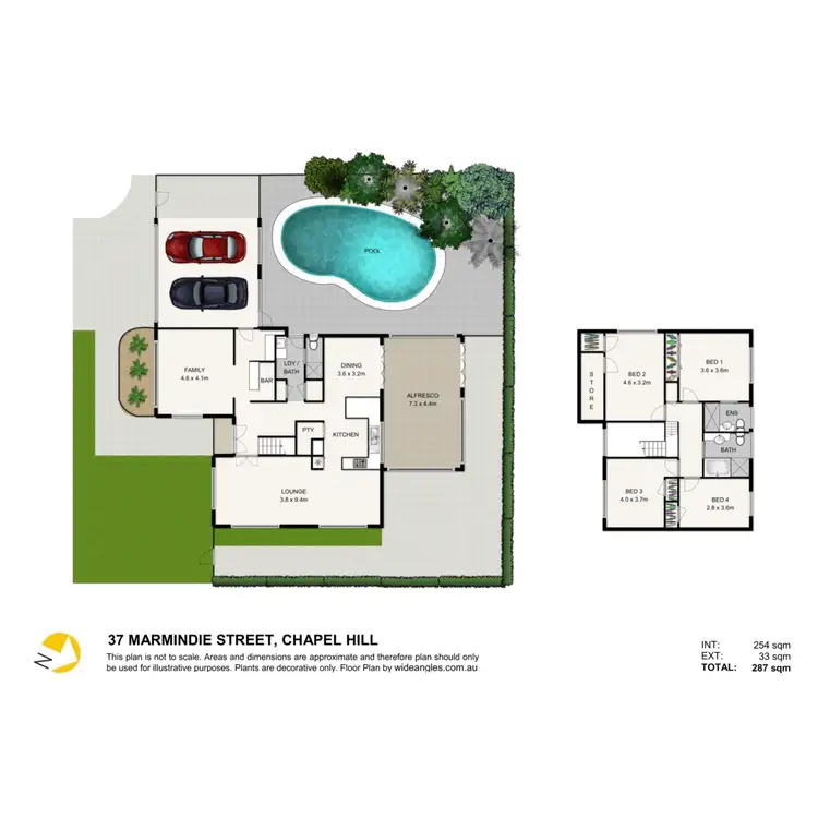 Floorplan of Homely house listing, 37 Marmindie Street, Chapel Hill QLD 4069