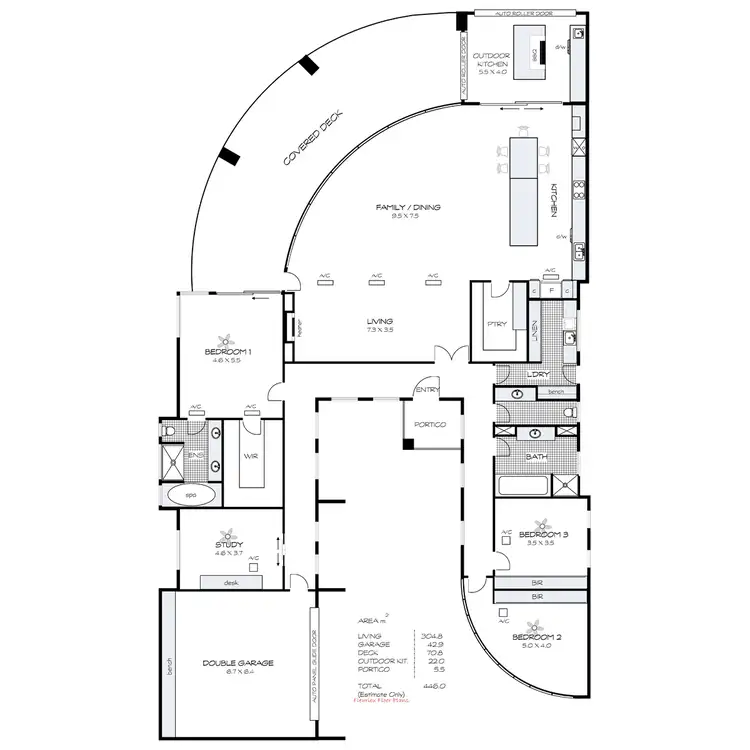 Floorplan of Homely house listing, 14 Fraser Drive, Hindmarsh Island SA 5214