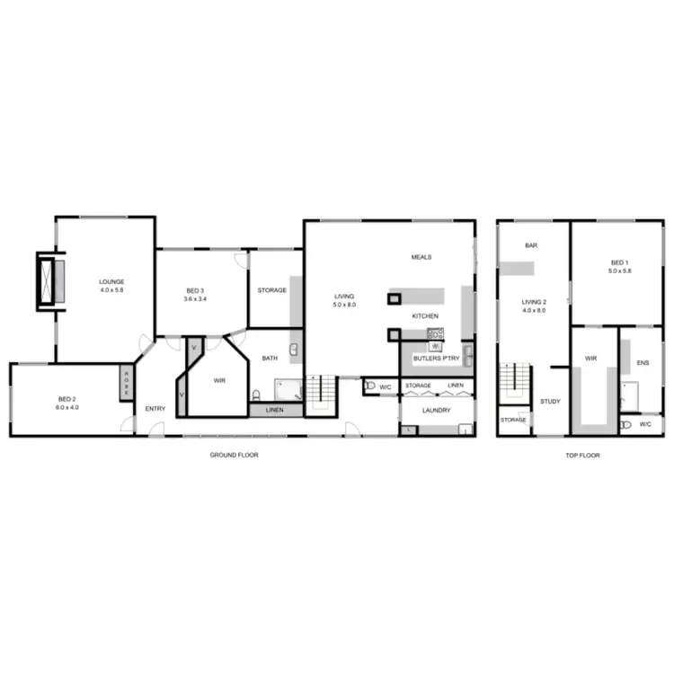 Floorplan of Homely rural property listing, 60 Alkera Road, Invermay VIC 3352