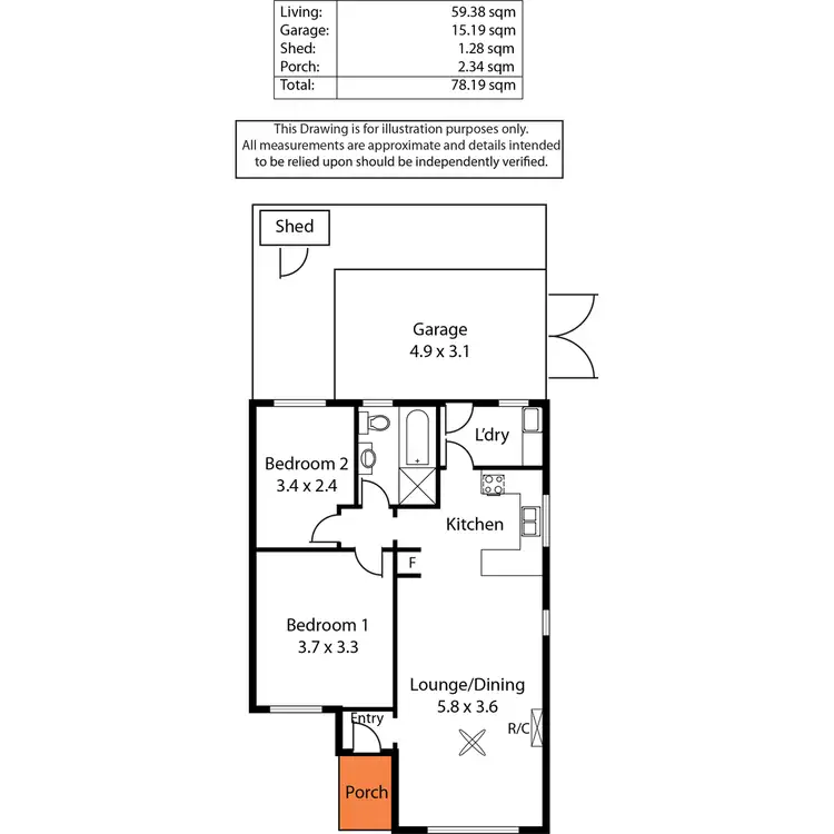 Floorplan of Homely unit listing, 6/2 Argent Place, Payneham SA 5070