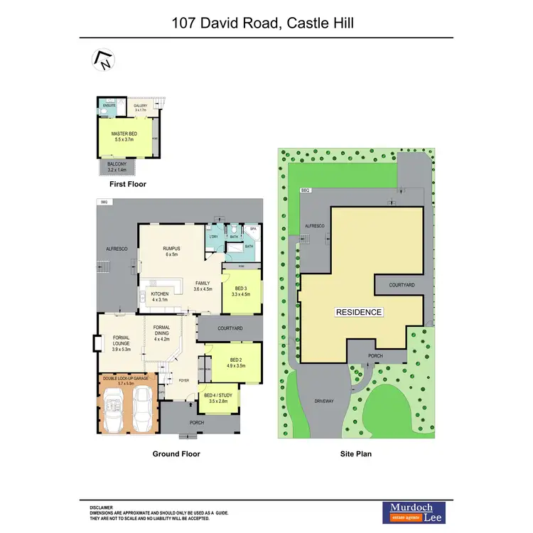 Floorplan of Homely house listing, 107 David Road, Castle Hill NSW 2154