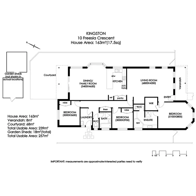 Floorplan of Homely house listing, 10 Freesia Crescent, Kingston TAS 7050