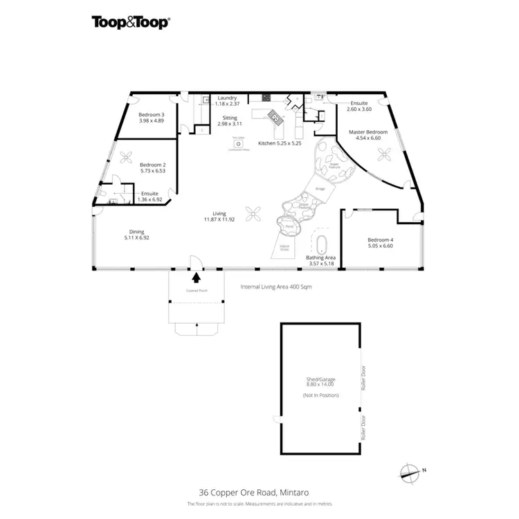 Floorplan of Homely rural property listing, 36 Copper Ore Road, Mintaro SA 5415